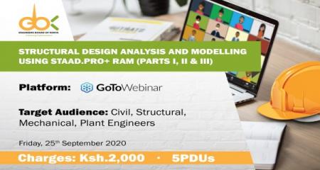 Structural Design Analysis And Modelling using STAAD.PRO+ RAM (PARTS I, II & III)